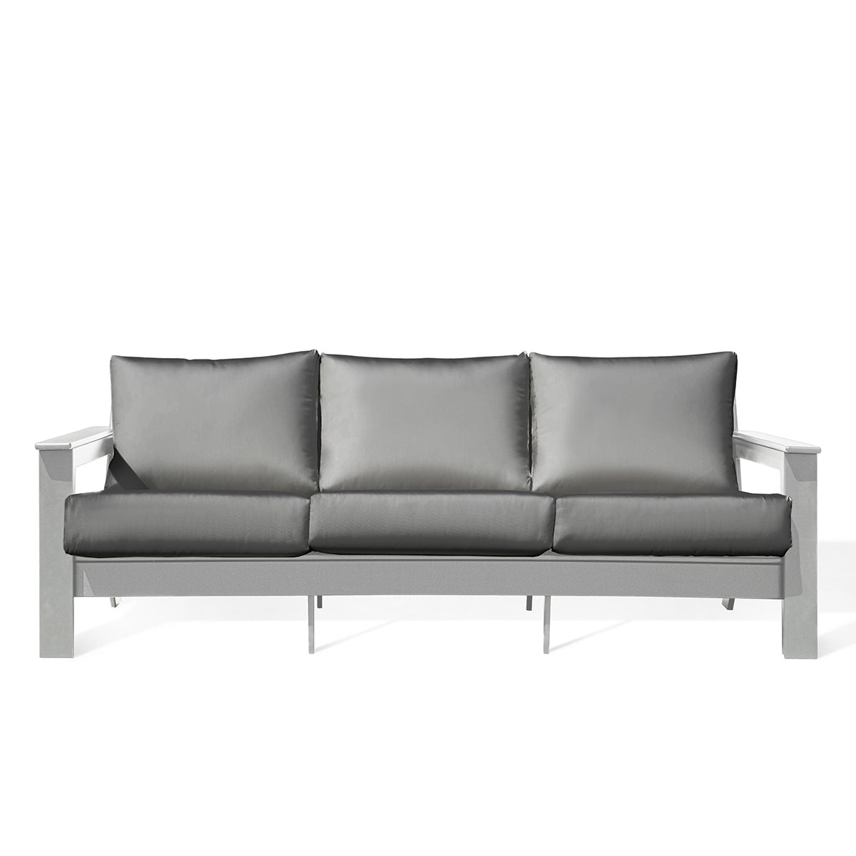 Hickory Polymer Outdoor Sofa with Sunbrella® Cushions