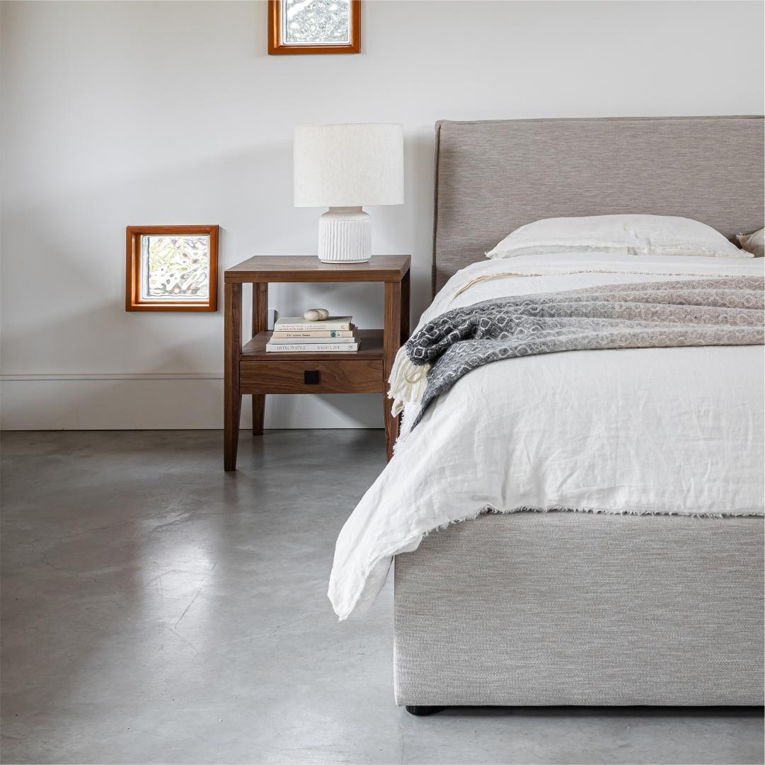 Julia Queen Storage Bed - Sand