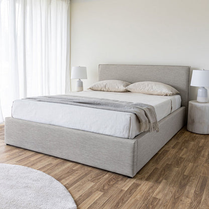 Julia Queen Storage Bed - Sand