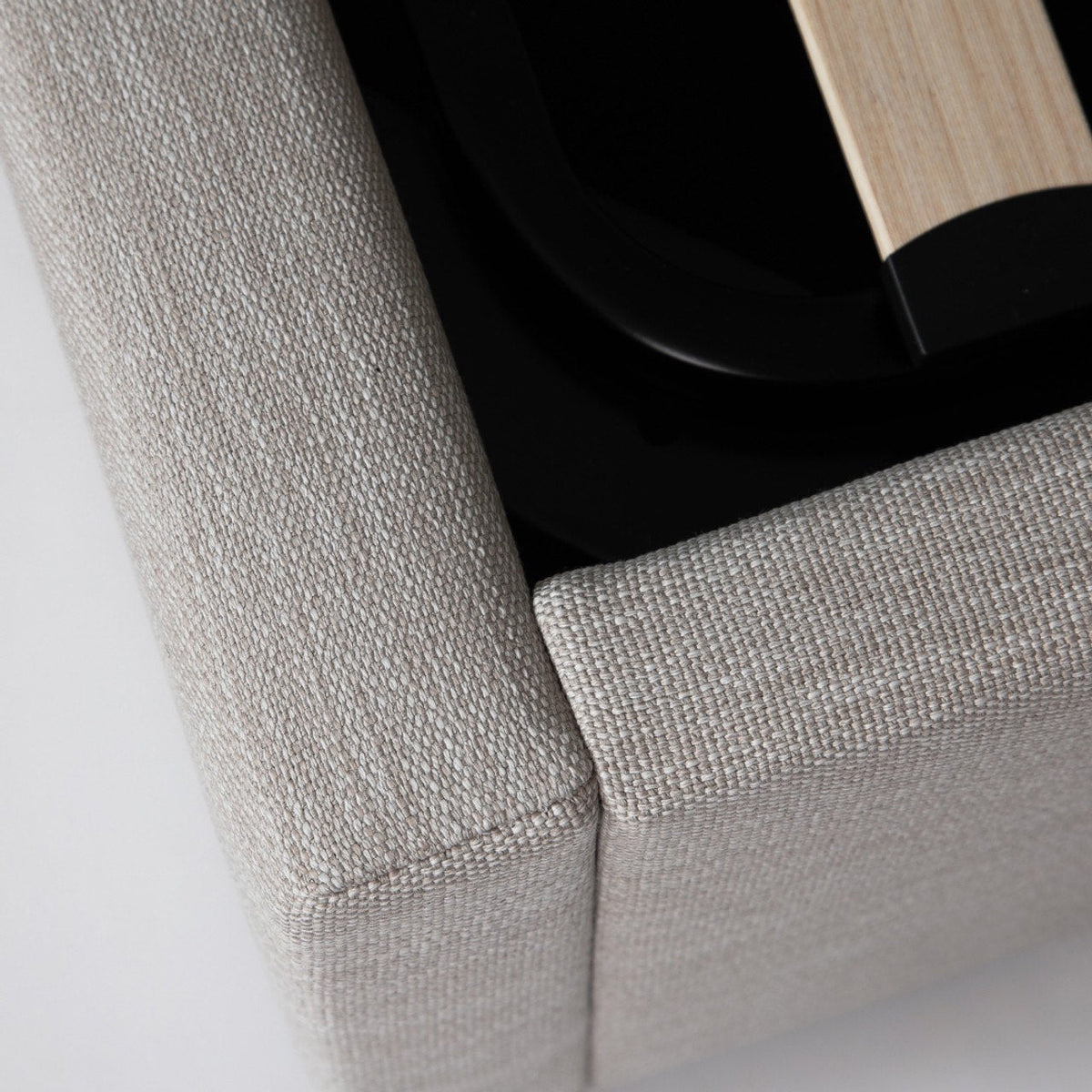 Julia King Storage Bed - Sand