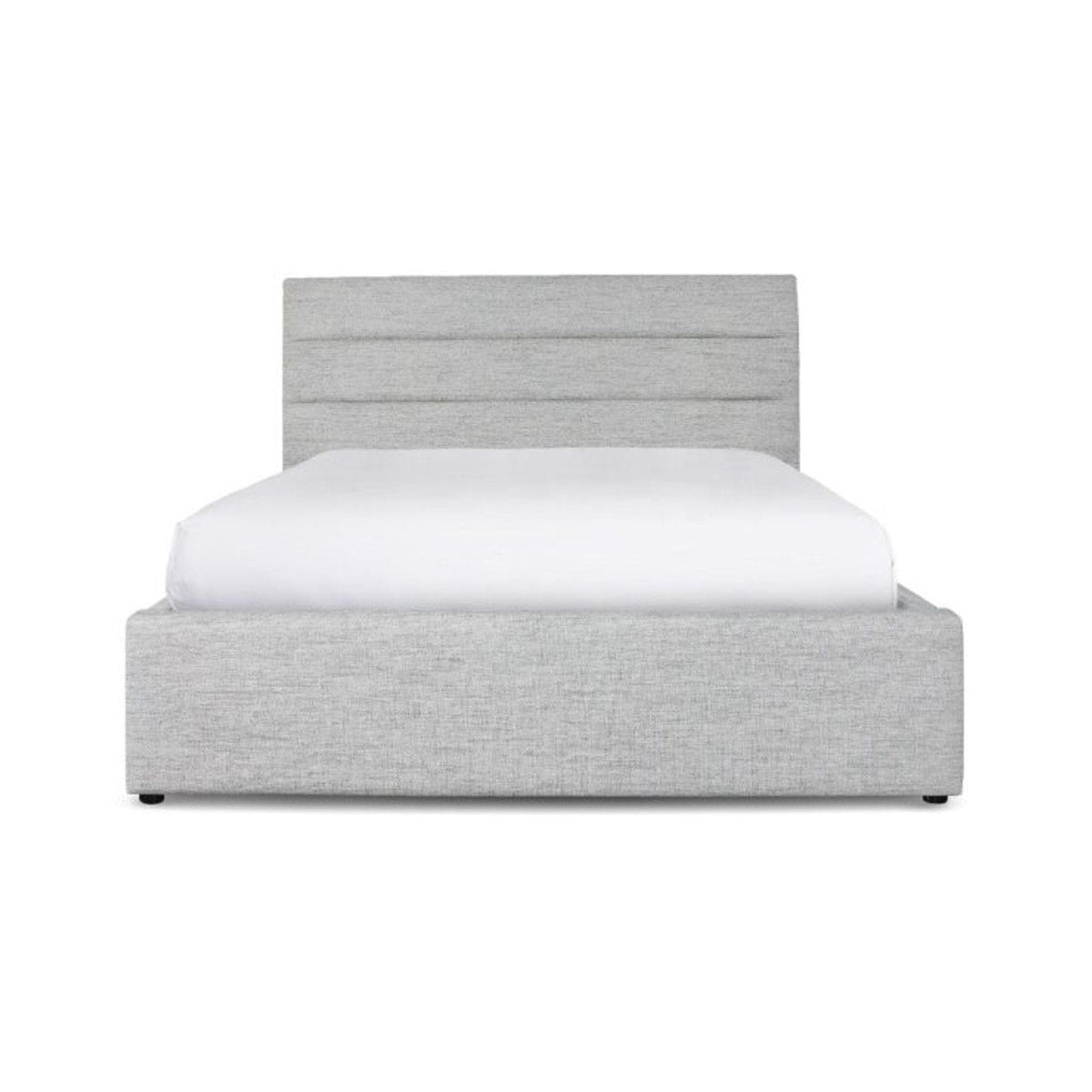 Justin King Storage Bed - Greige