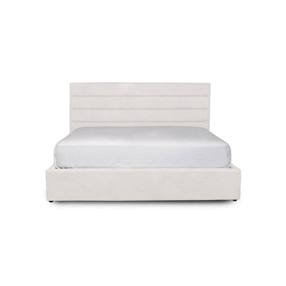 Justin Queen Storage Bed - Cream