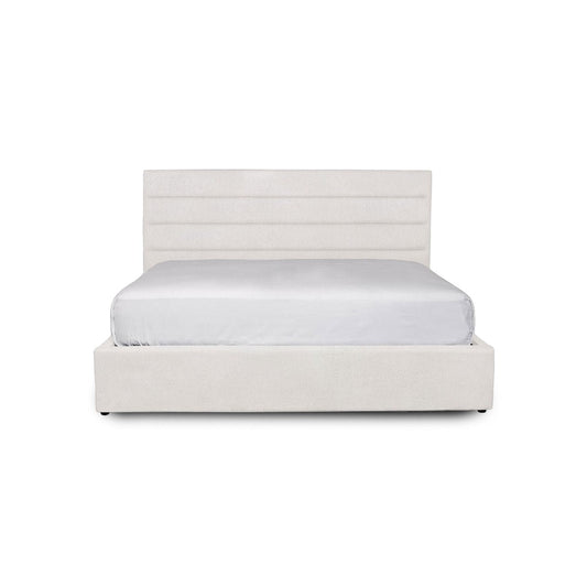 Justin King Storage Bed - Cream