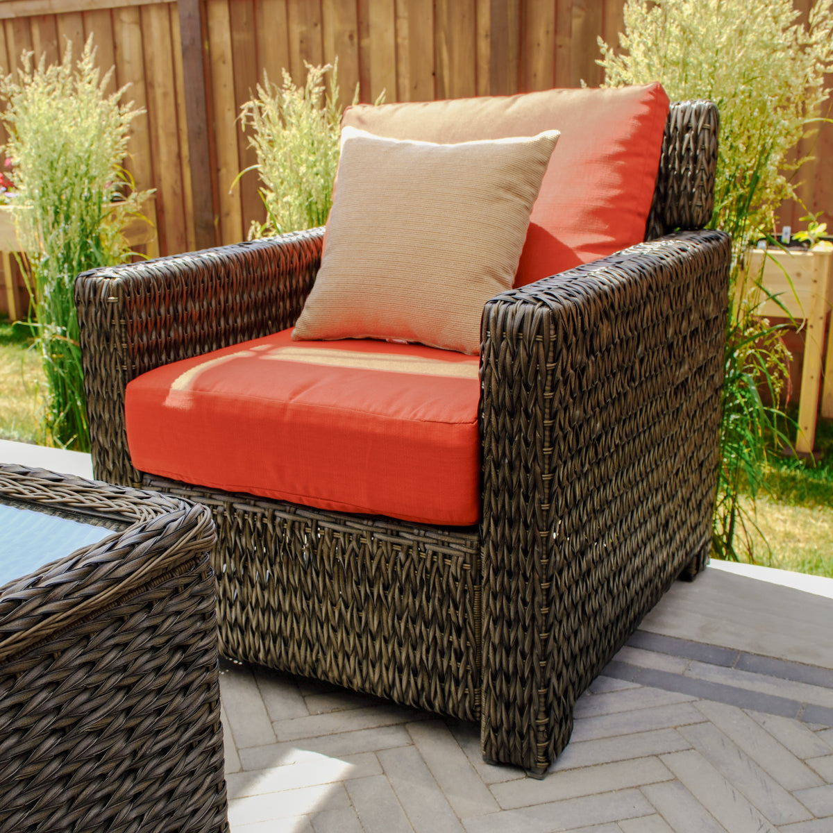 Laguna Point 4-Piece Wicker Outdoor Modular Conversational Set