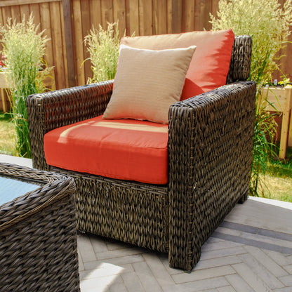 Laguna Point 4-Piece Wicker Outdoor Modular Conversational Set