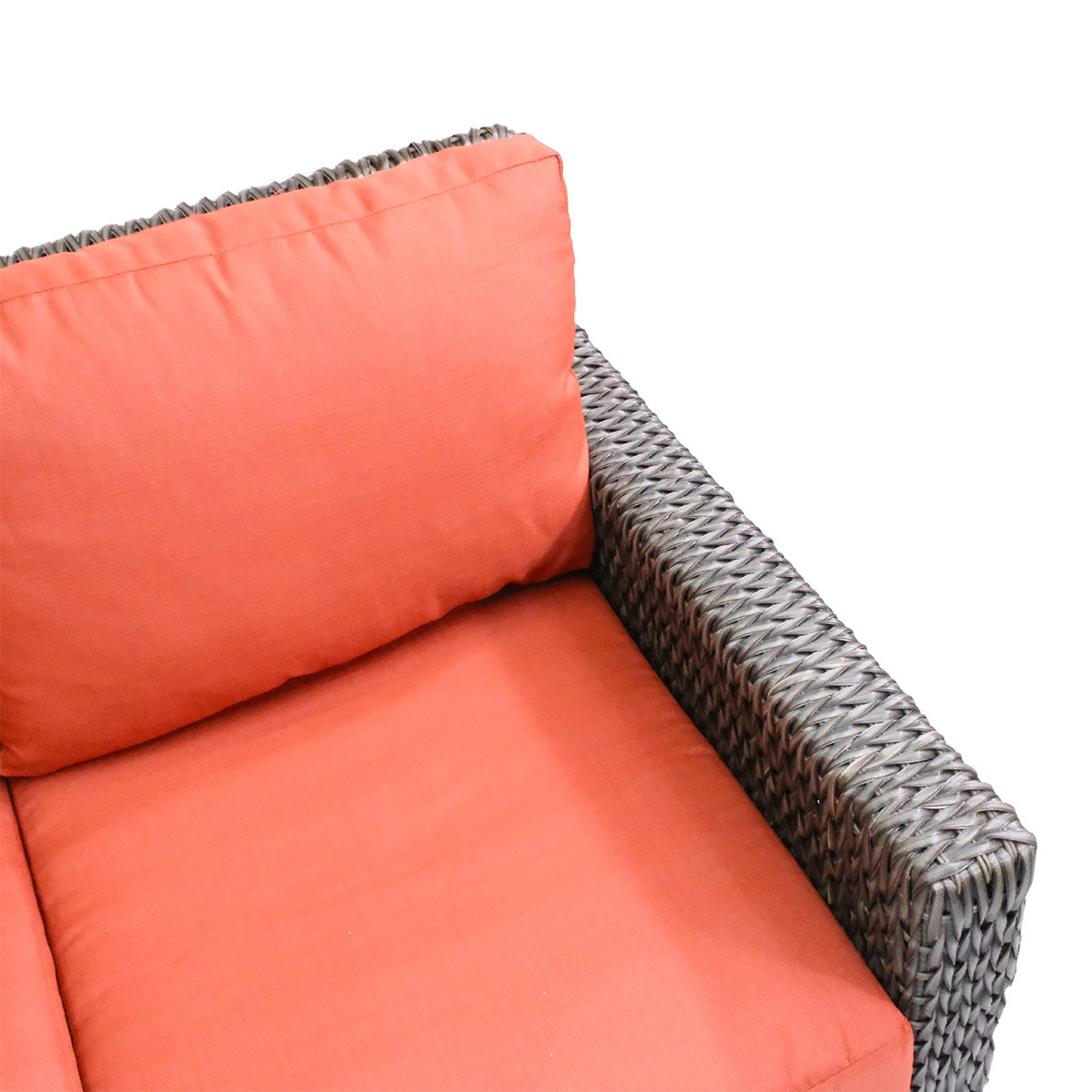 Laguna Point 5-Piece Wicker Outdoor Conversational Loveseat Set