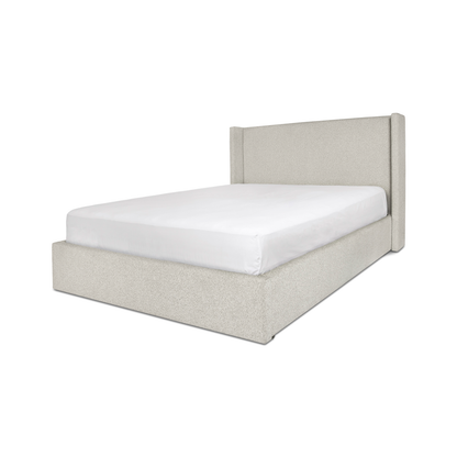 Lourdes Drawer Storage King Bed - Dune