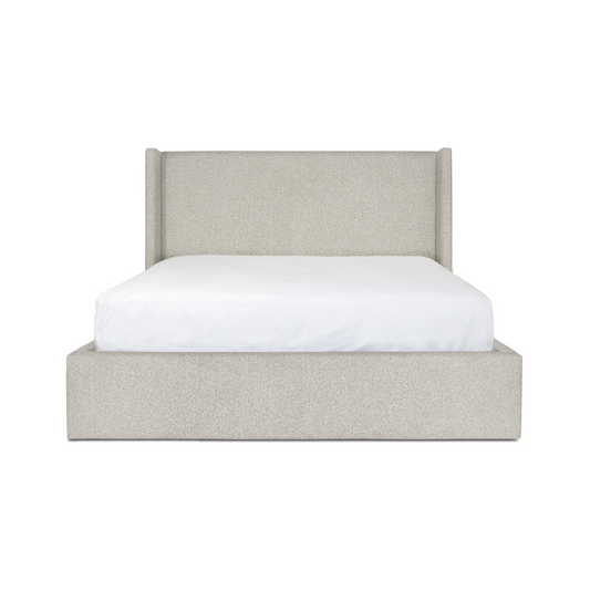 Lourdes Drawer Storage King Bed - Dune