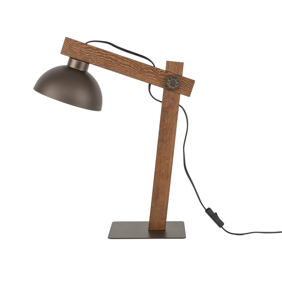 OSLO Brown Scandinavian Night Lamp