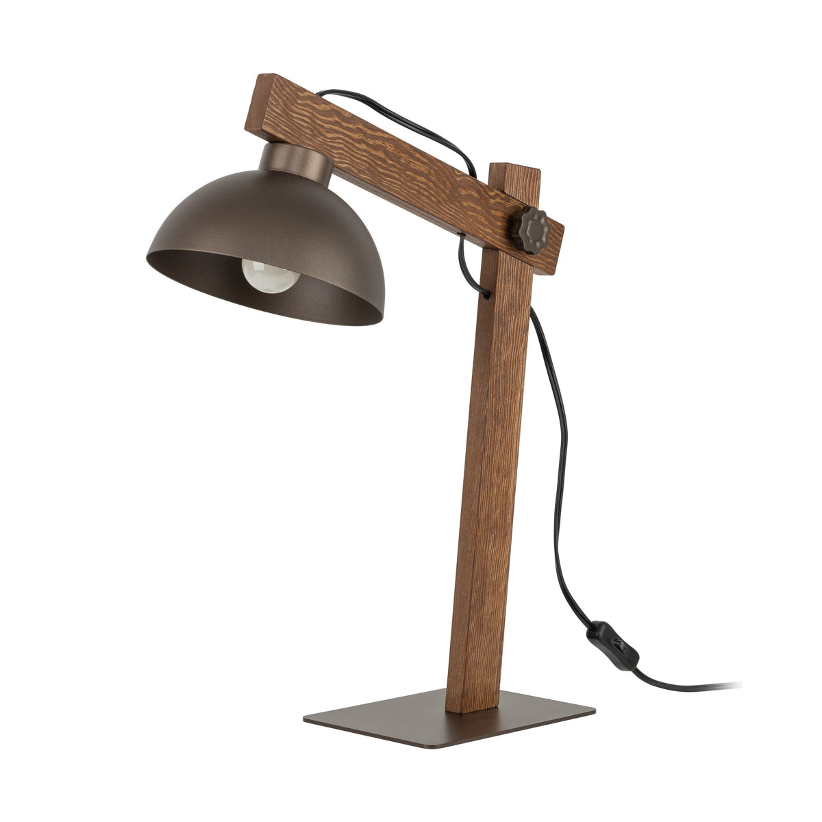 OSLO Brown Scandinavian Night Lamp