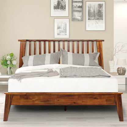 Kaylin Deluxe Wood Platform Bed Frame