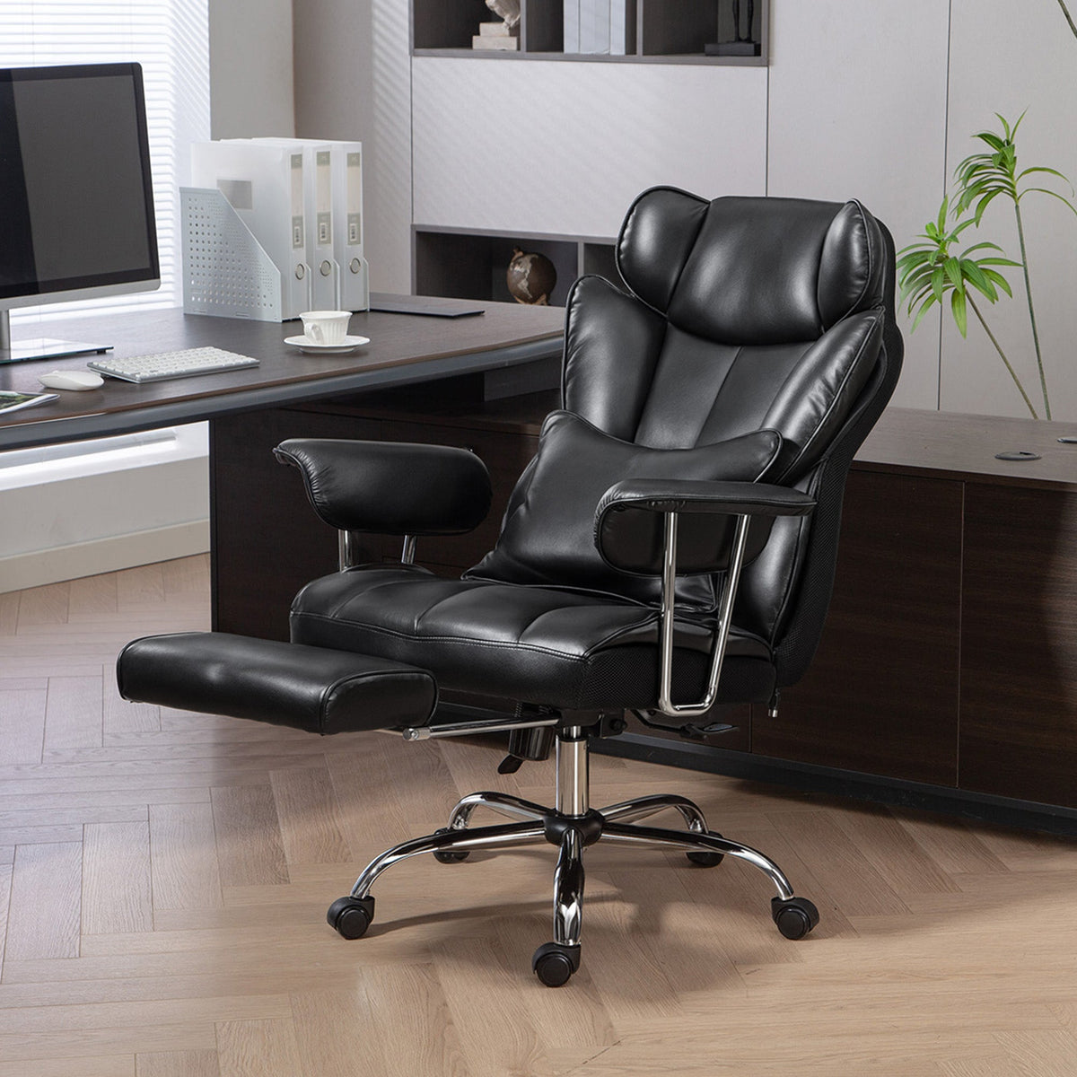 Matteo Executive Office Chair with 6 Points Massage-Black