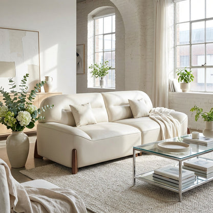 The Postdam Scratch-Resistant Leather Sofa