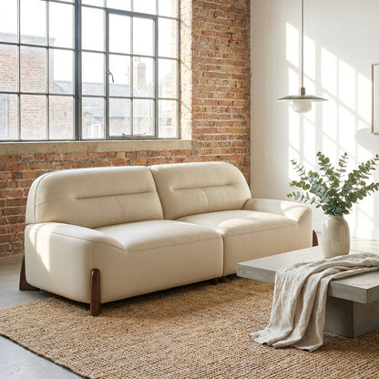The Postdam Scratch-Resistant Leather Sofa