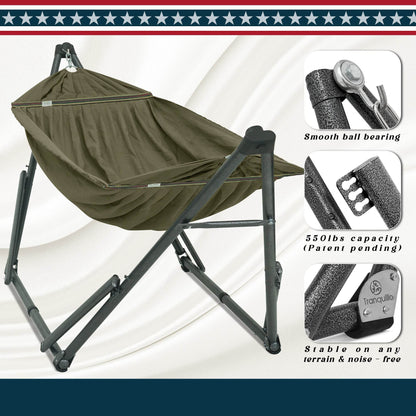 Tranquillo Uniki Canvas Hammock Stand