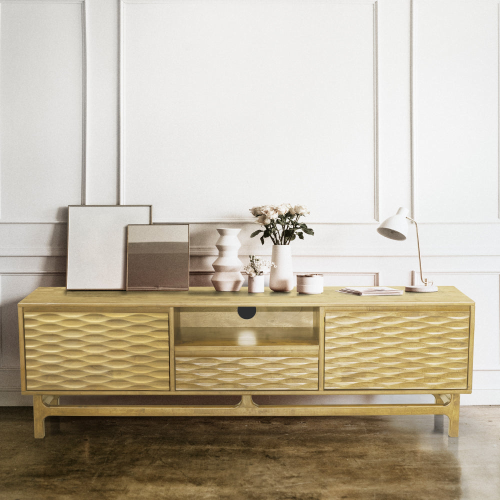 Elara TV Stand with Storage and Cable Management for TVs up to 80"