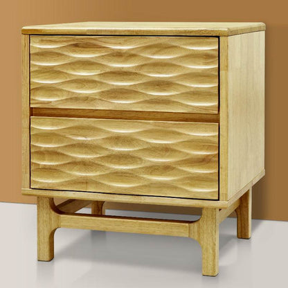 Elara Nightstand with 2 Drawers
