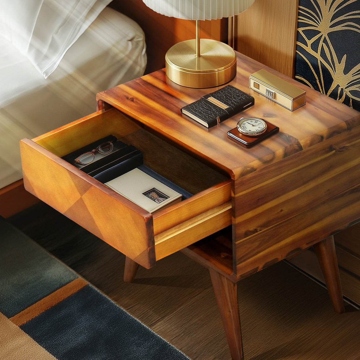 Laden Nightstand with drawer
