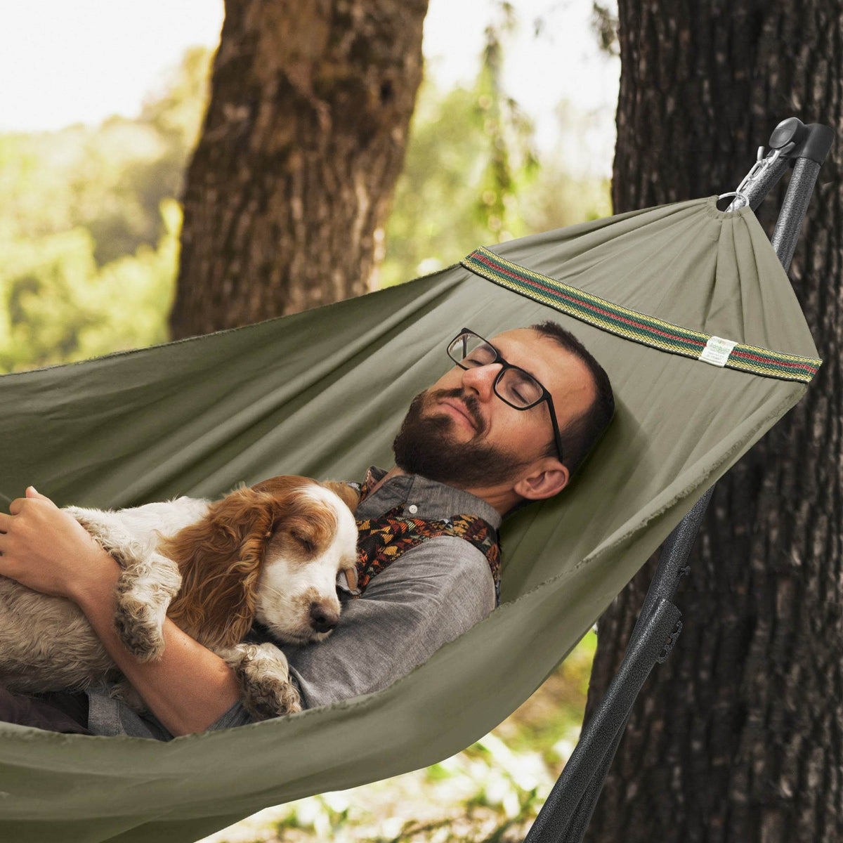 Tranquillo Uniki Canvas Hammock Stand