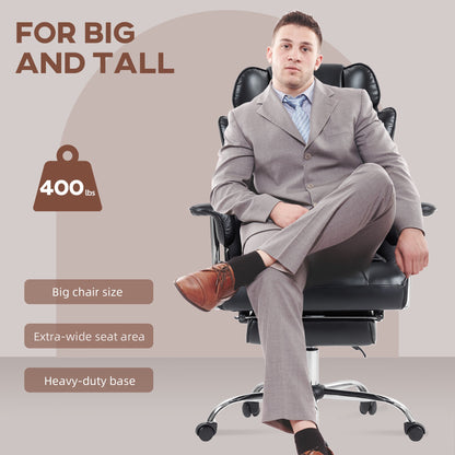 Matteo Executive Office Chair with 6 Points Massage-Black