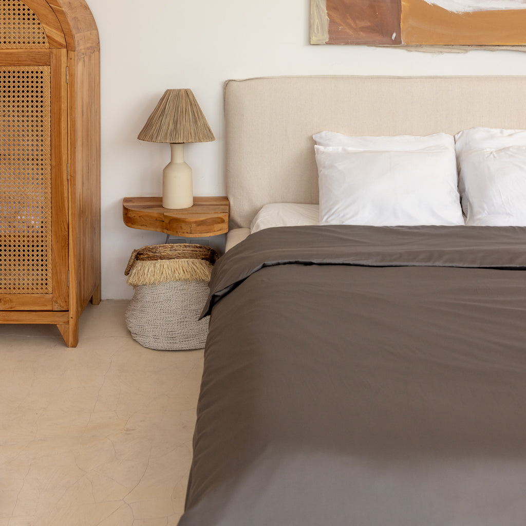 Organic Bamboo Sateen Duvet Cover Set