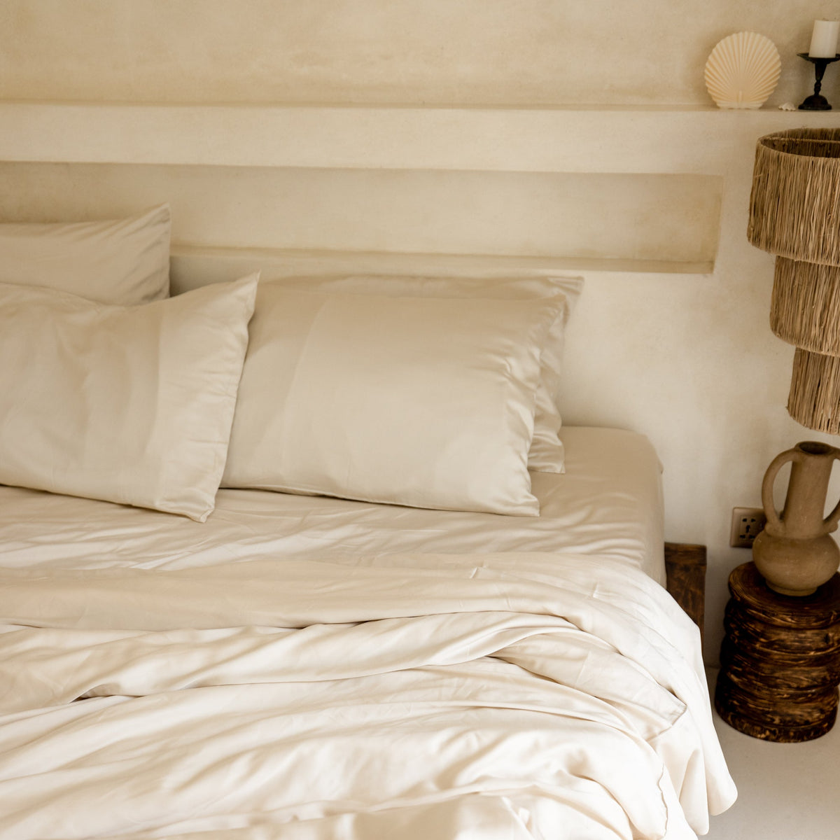 Organic Bamboo Sateen Pillowcase Set