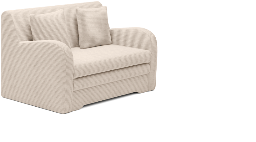Ario Condo Style 2 Seater Storage Sleeper Sofa - Beige