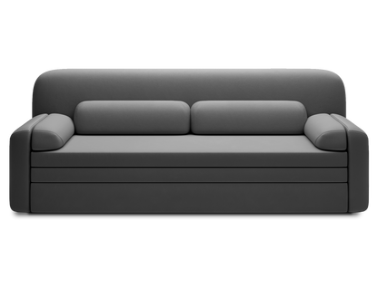 Elioss 3 Seater Storage Sleeper Sofa - Dark Grey