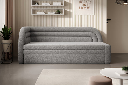 Fabillo Storage Sleeper Sofa - Light Grey