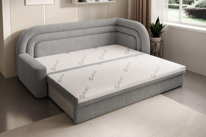Fabillo Storage Sleeper Sofa - Light Grey