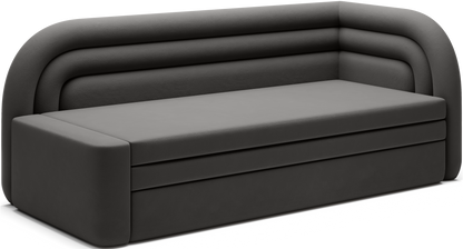 Fabillo Storage Sleeper Sofa - Dark Grey
