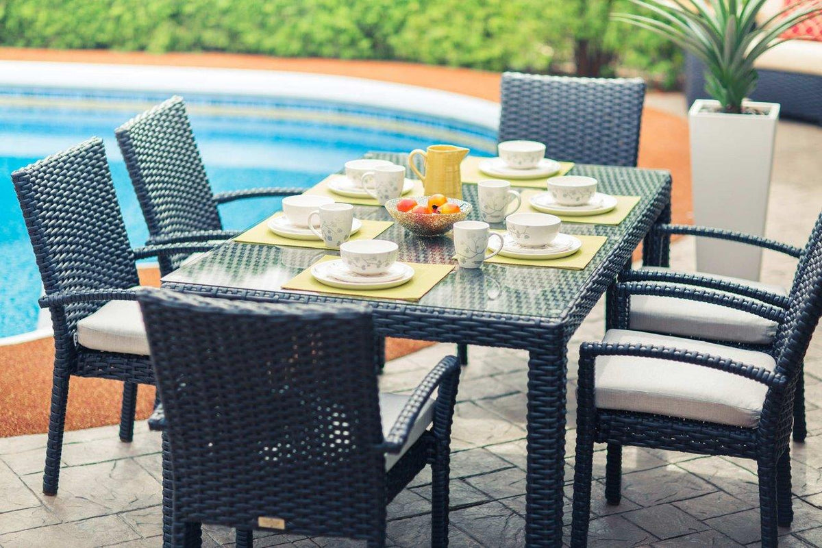 Trillium 7-Piece Dining Set with Sunbrella® Cushions