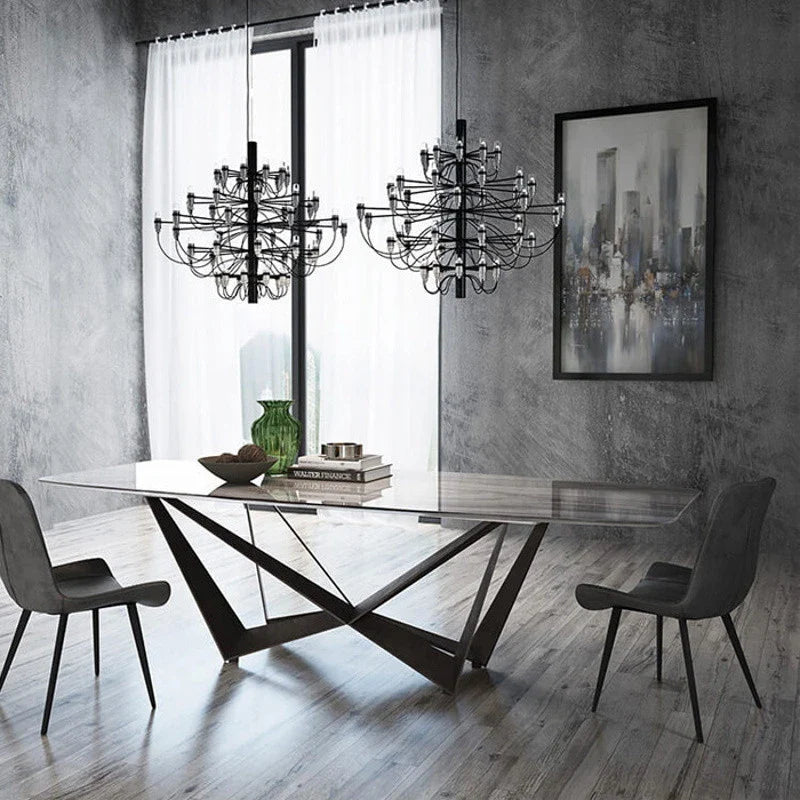 Carrara Marble Top Dining Table