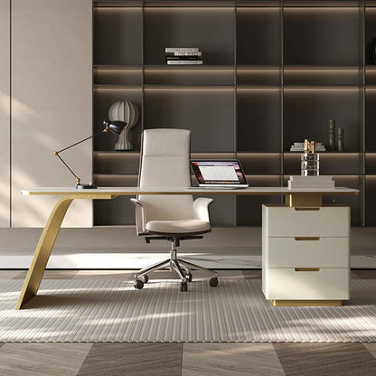 BLV10 Marble Top Office Desk