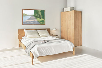 Vline Vienne Bedroom Combo: Sliding Wardrobe and Bed