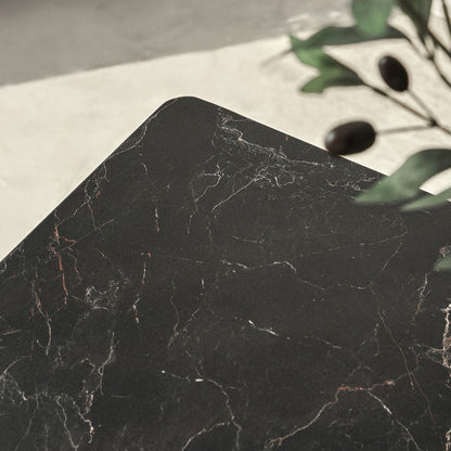 Scania Faux Marble Top Dining Table