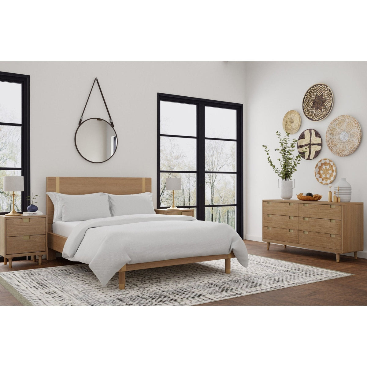 Easton Two Drawer Nightstand
