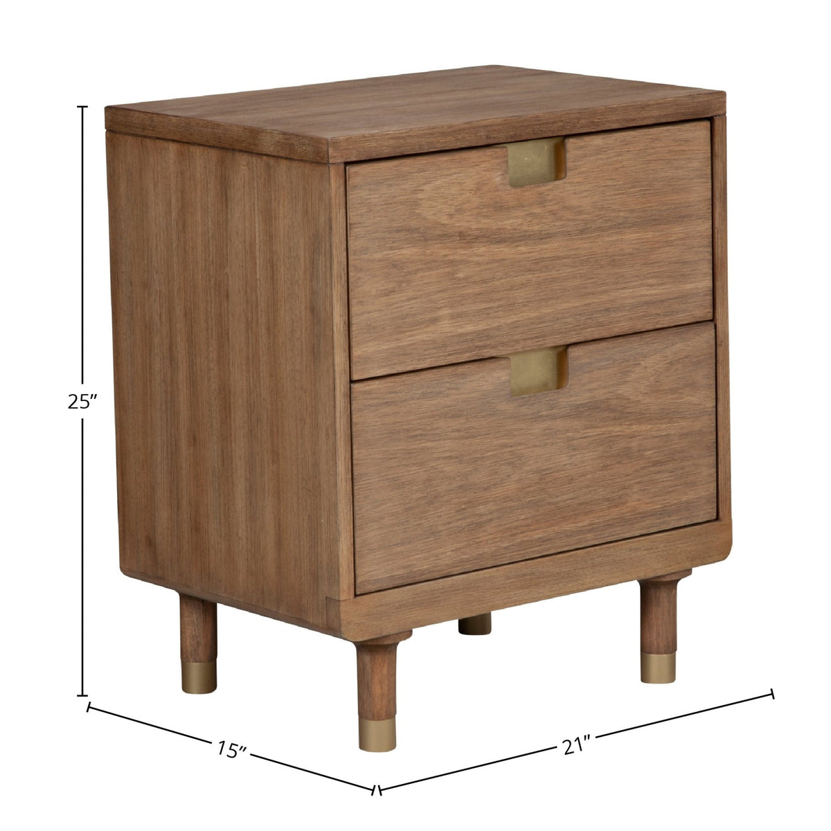 Easton Two Drawer Nightstand