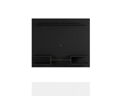 Augusta Modern Floating Shelved Entertainment Center - Black