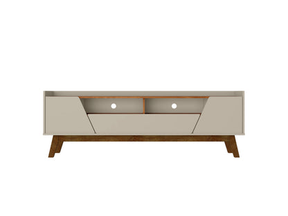 Malmo Modern 70.8" TV Stand with 2 Drawers - Beige/Brown