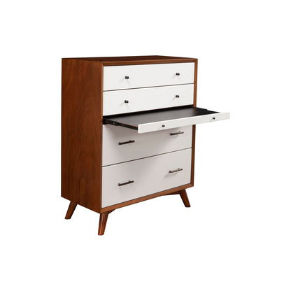 Flynn Chest, Chestnut/White