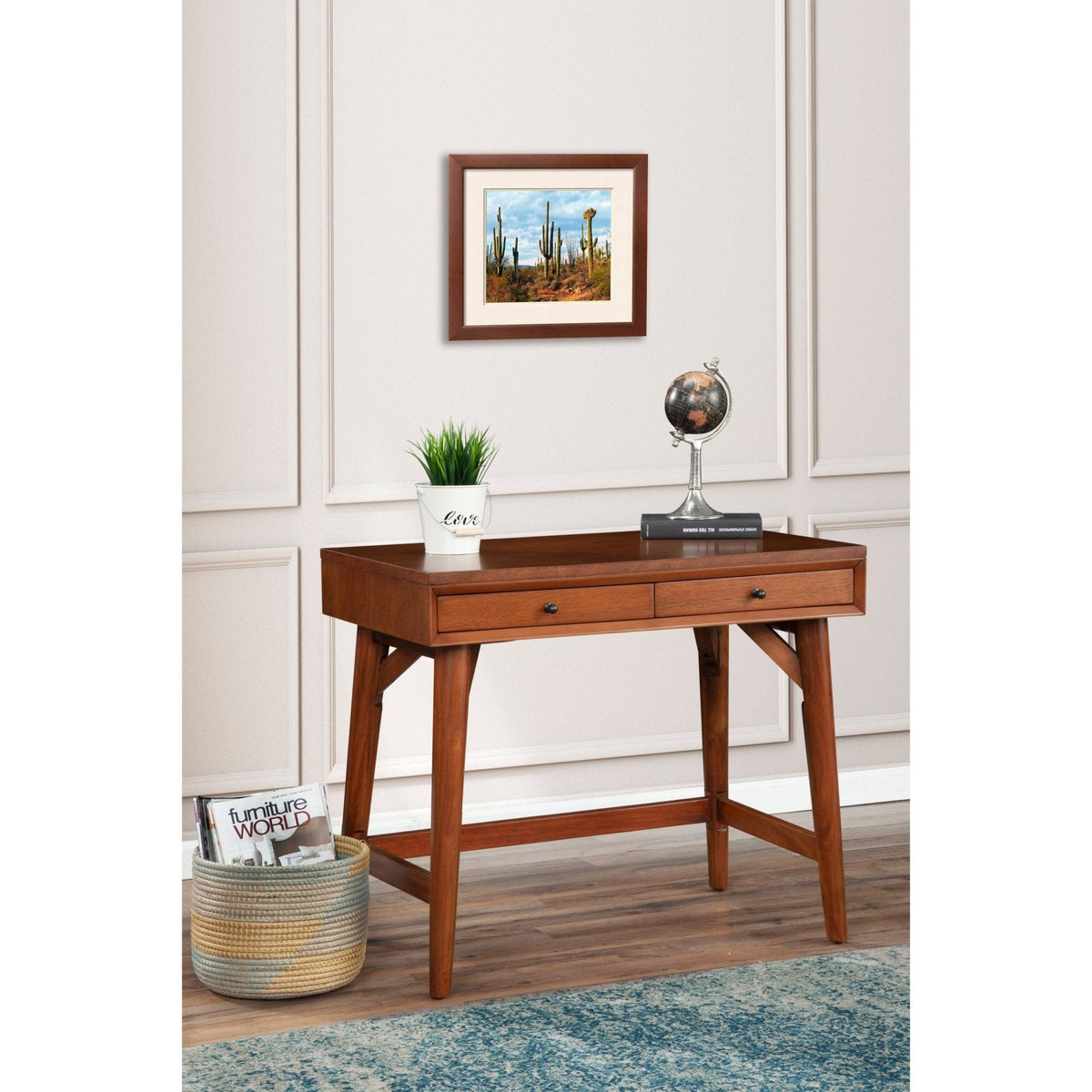 Flynn Mini Desk,  Chestnut