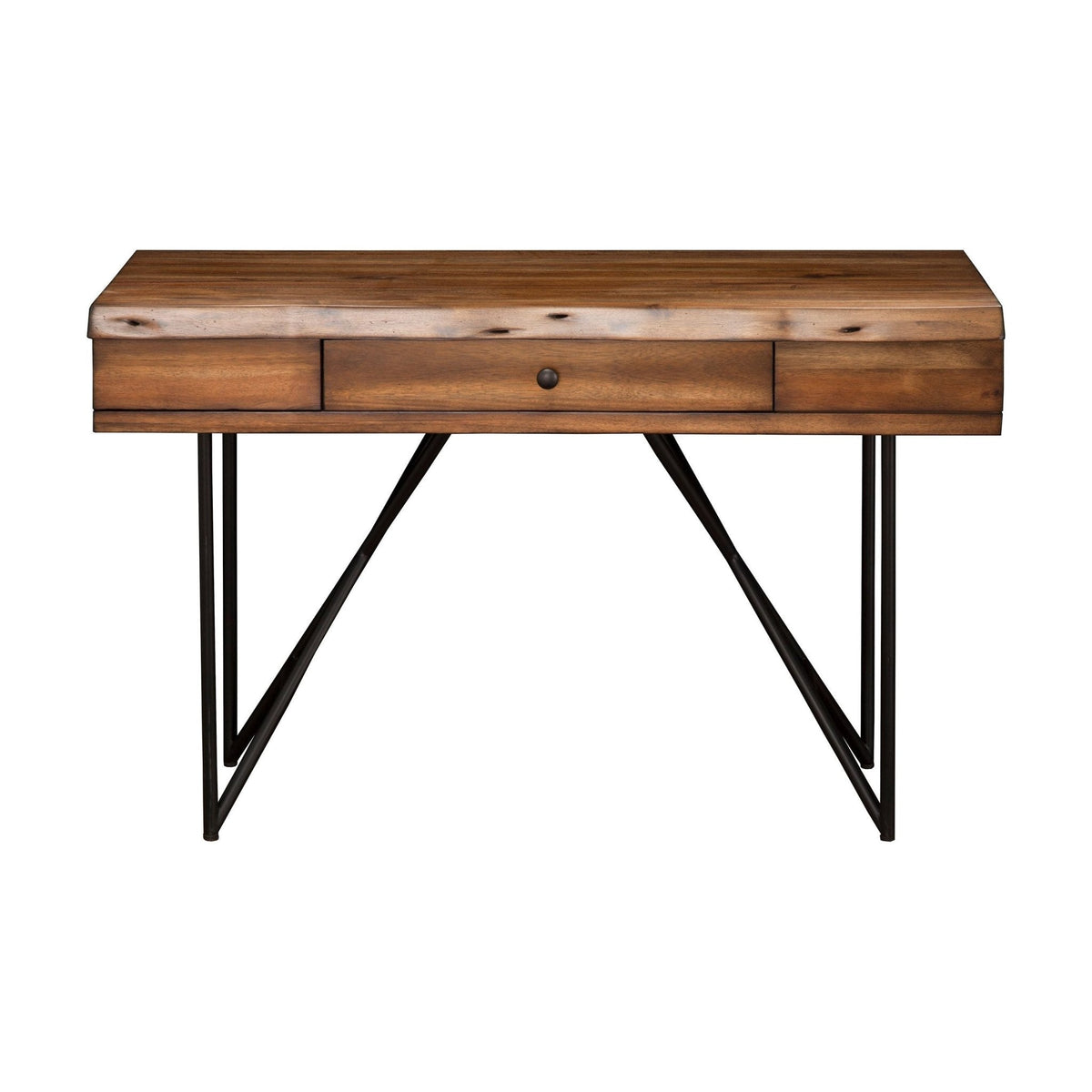 Live Edge Writing Desk, Light Walnut