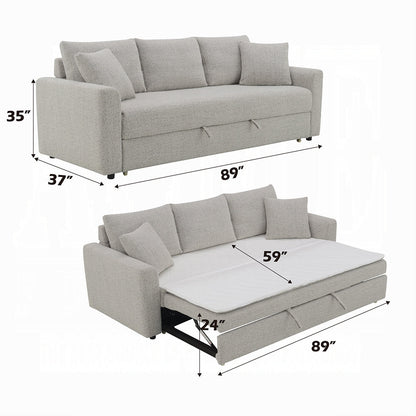Bairro Condo Size Sleeper Sofa - Grey