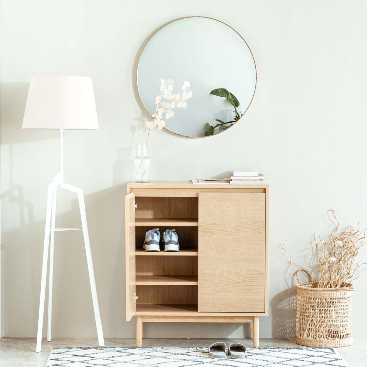 Oslo 901 Wood Shoe Rack