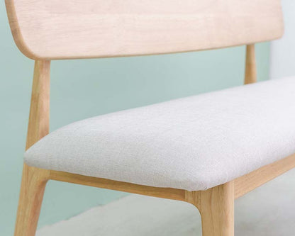 Vline 601 Natural Rubberwood Dining Bench