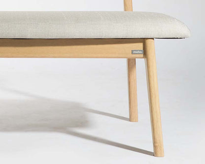 Vline 601 Natural Rubberwood Dining Bench