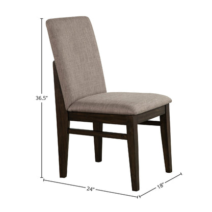 Olejo Side Chairs, Chocolate