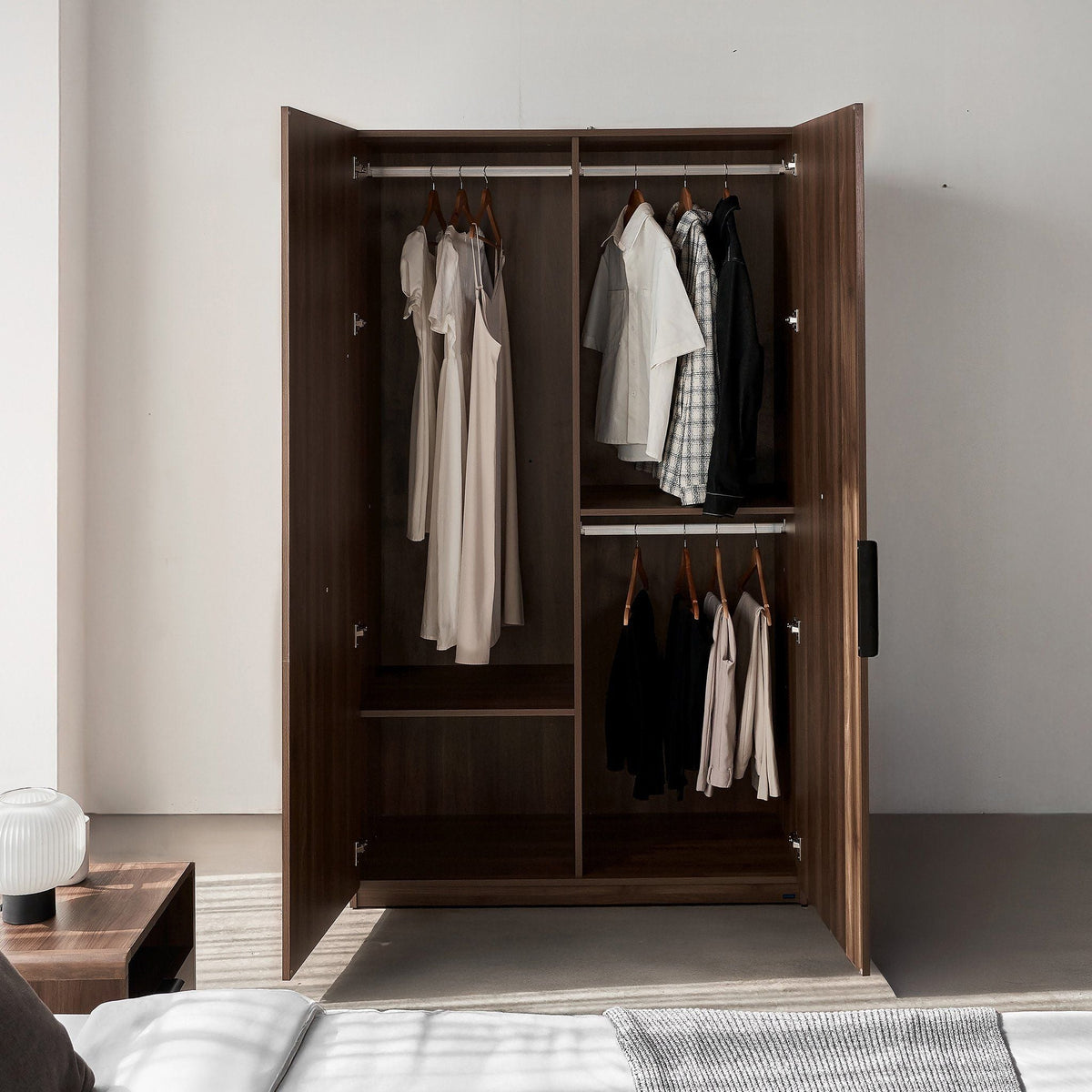 Dalumd 2-Door Wooden Wardrobe