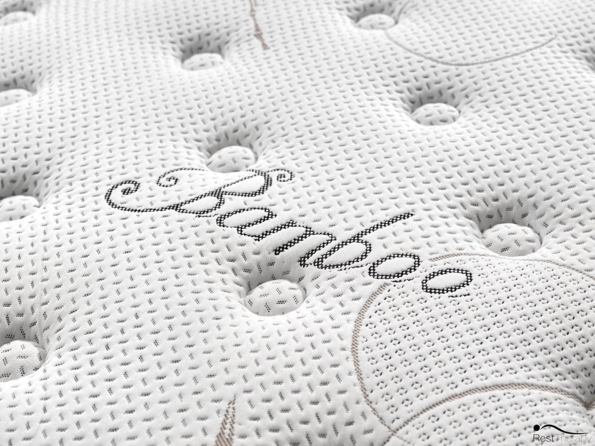 12 Inch Bliss Bamboo Hybrid Pocket Coil Mattress with Cool Gel Memory Foam - Available in 3 Sizes